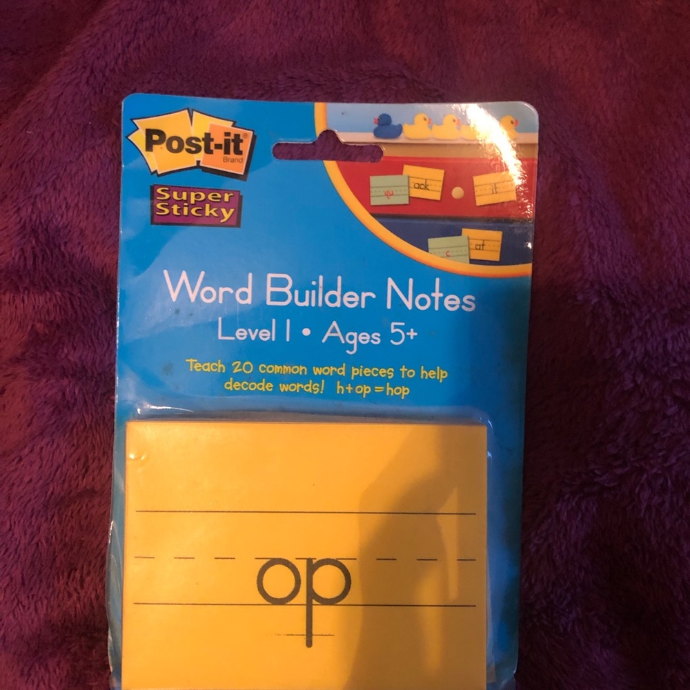 Word Builder Notes
